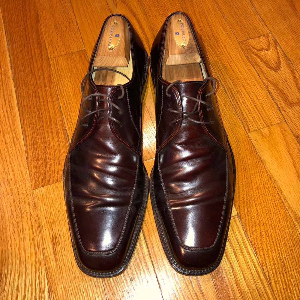 Brown Salvatore Ferragamo dress shoes